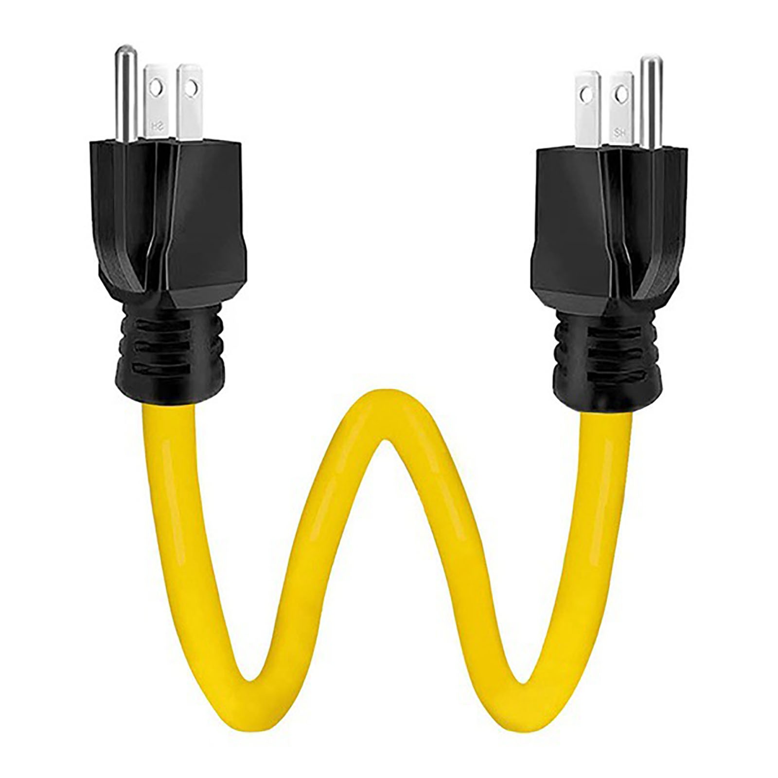 Yellow RV Power Conversion Cord Americans Standard Power Cord Americans Standard Three-core Plug Extension Cord for Flash Deals Women Men New Car Care \u0026 Cleaning Multicolor
